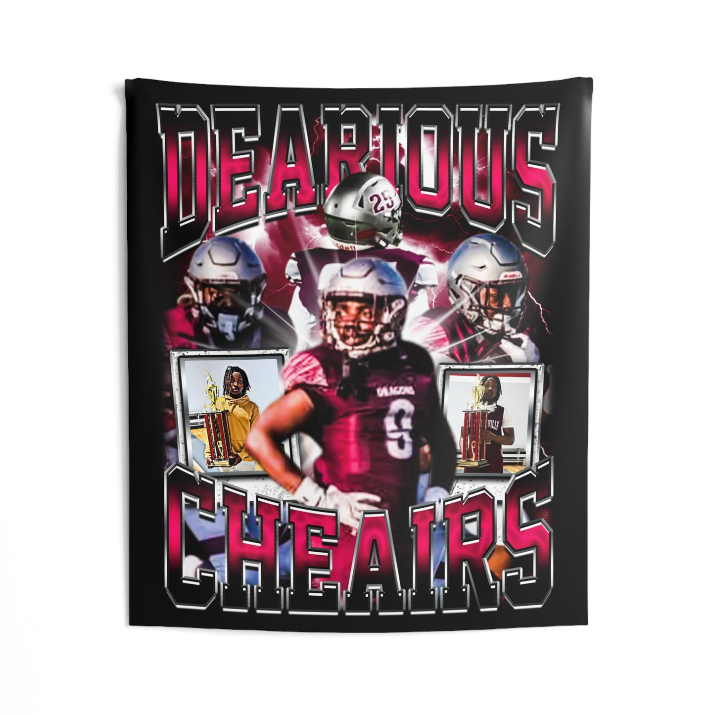 Dearious Cheairs Tapestry 50” x 60”