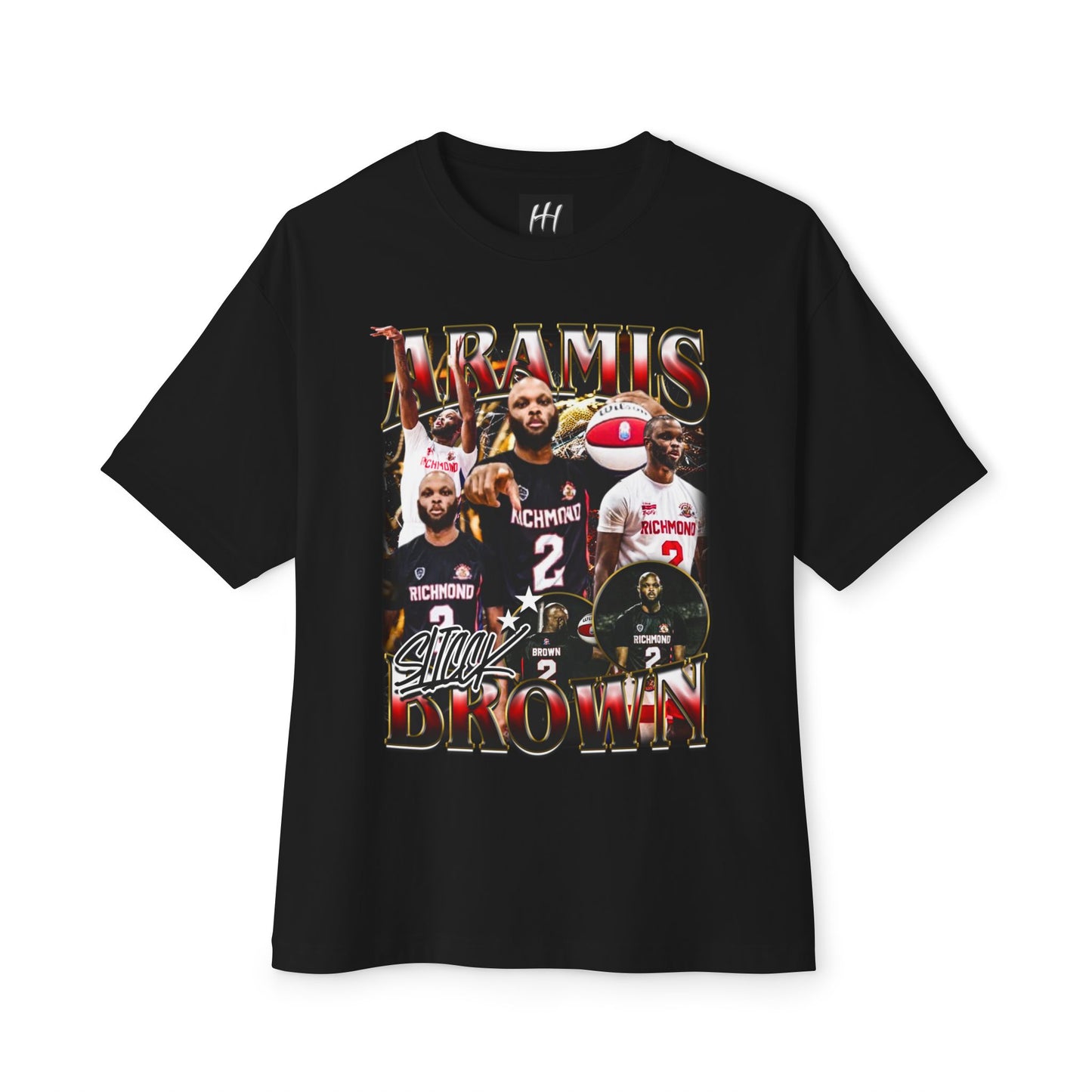 Aramis Brown Oversized Tee