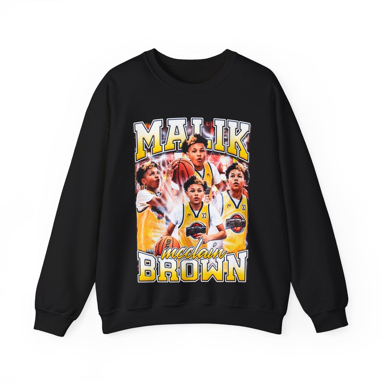 Malik Brown Crewneck Sweatshirt
