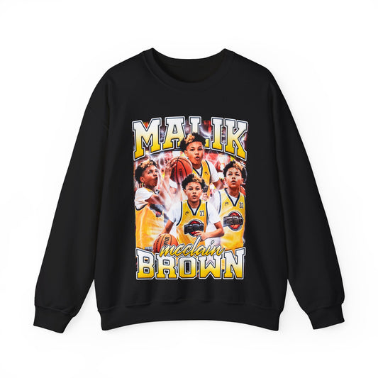 Malik Brown Crewneck Sweatshirt