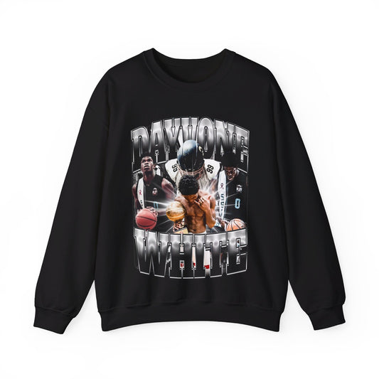 Dayvone White Crewneck Sweatshirt