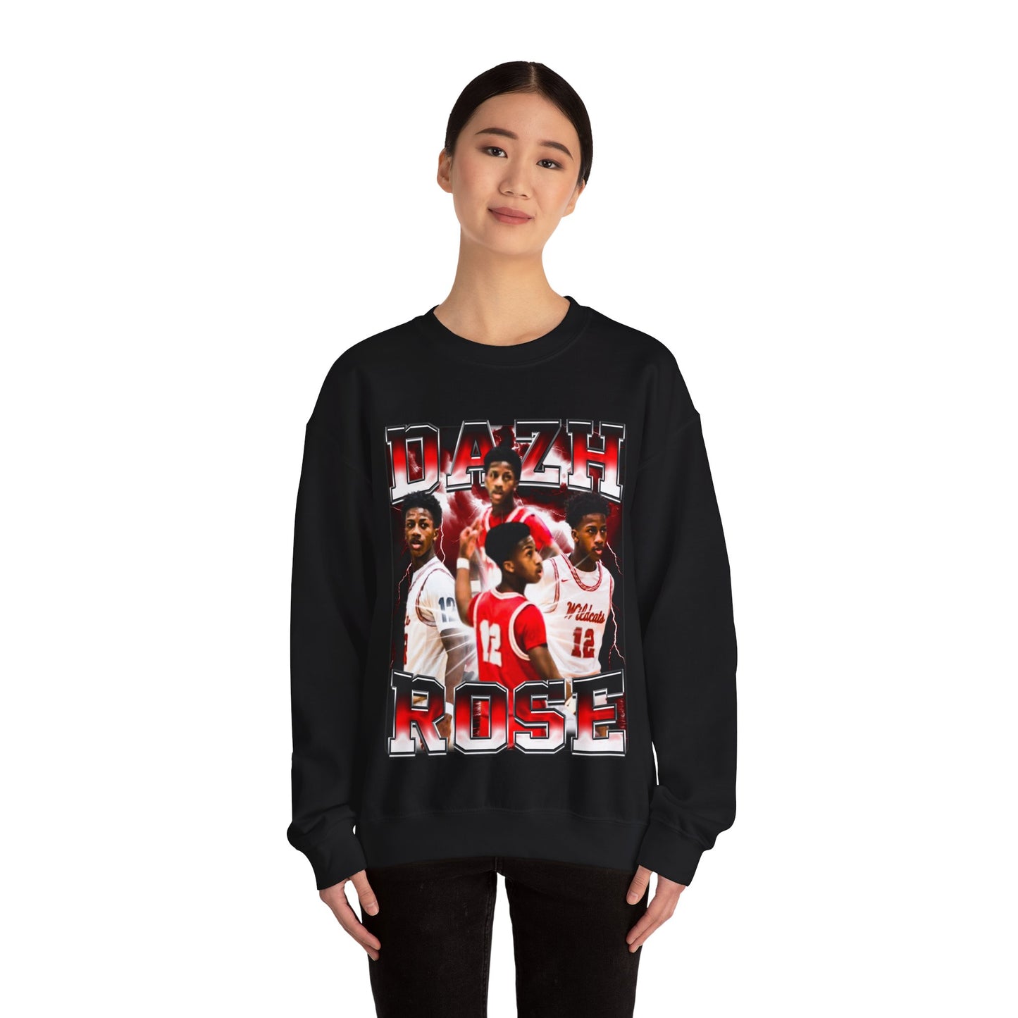 Dazh Rose Crewneck Sweatshirt