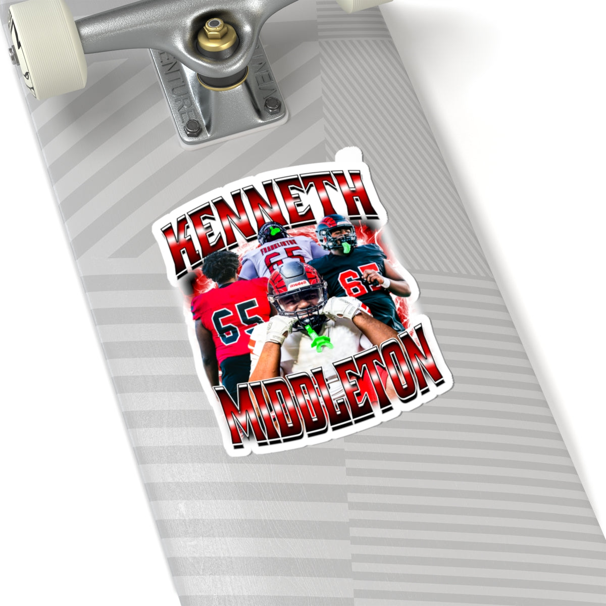 Kenneth Middleton  Kiss-Cut Stickers