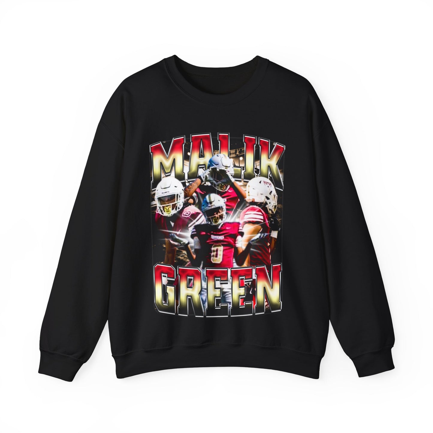 Malik Green Crewneck Sweatshirt