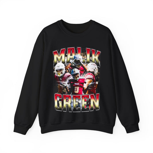 Malik Green Crewneck Sweatshirt