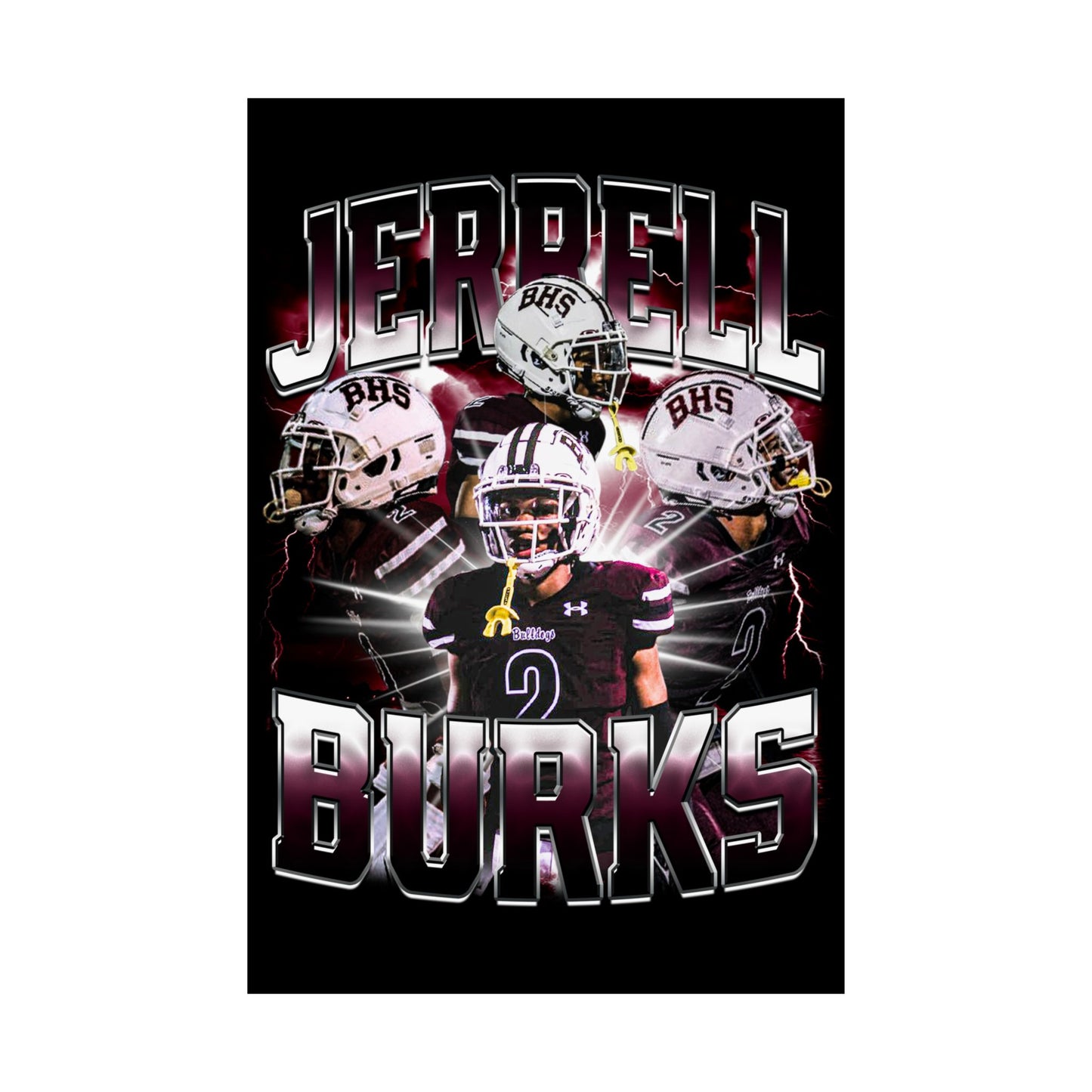 Jerrell Burks Poster 24" x 36"