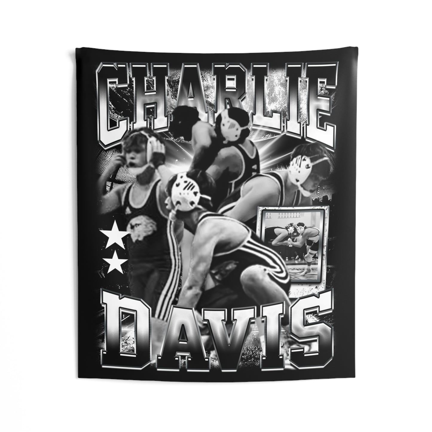 Charlie Davis Tapestry 50” x 60”