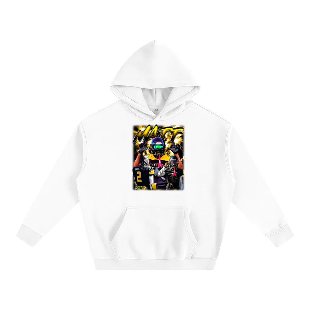 Matt Oversize Fleeced Hoodie