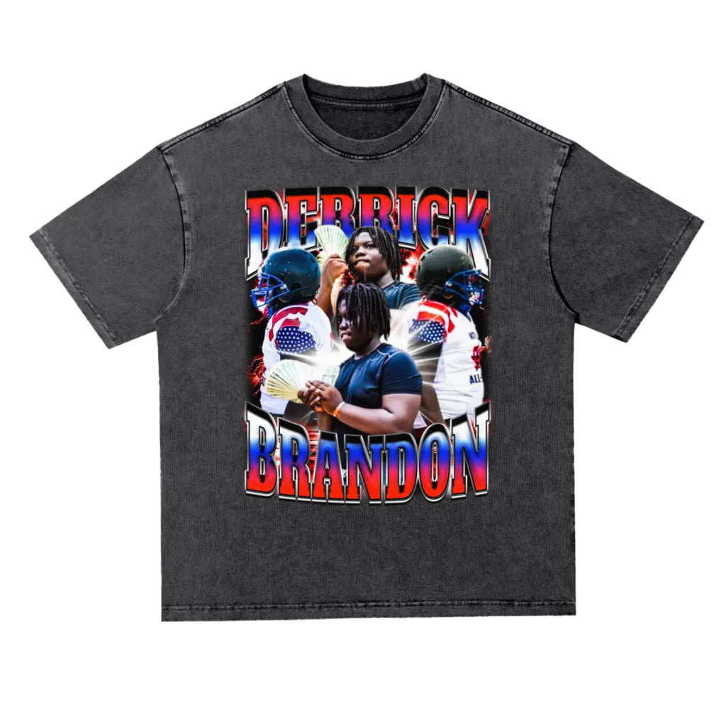 Derrick Brandon Oversized Acid wash T-shirt
