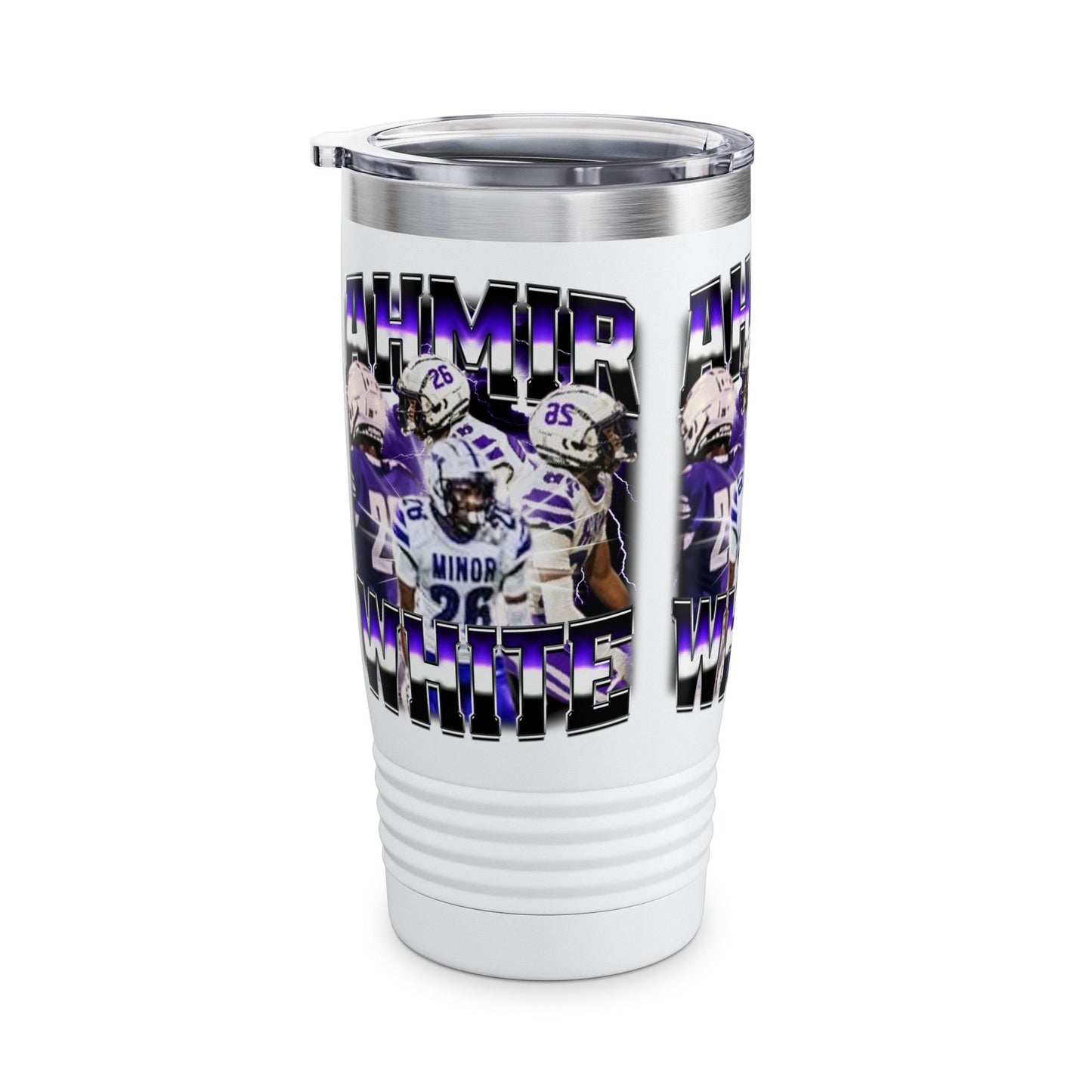 Ahmir White Stainless Steal Tumbler