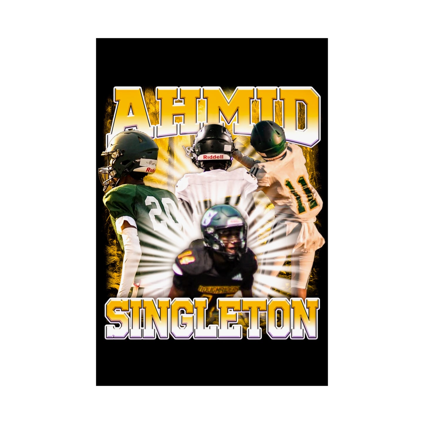 Ahmid Singleton Poster 24" x 36"