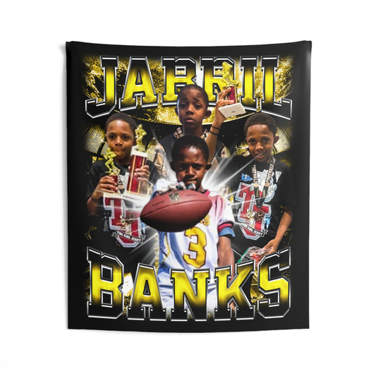Jabril Banks Tapestry 50” x 60”