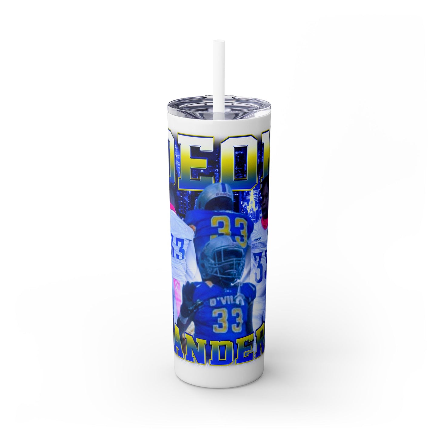Deon Sanders Stainless Steal Tumbler