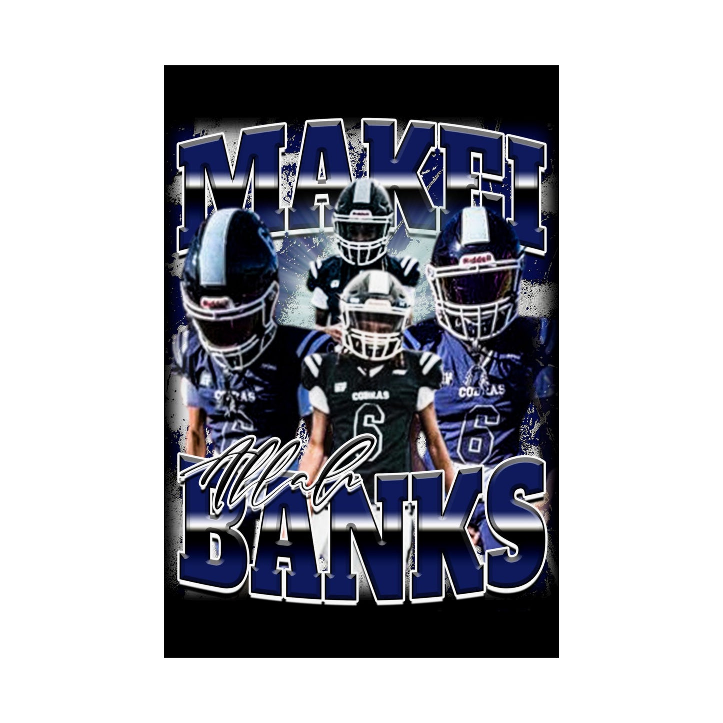 Makei Allah Banks Poster 24" x 36"