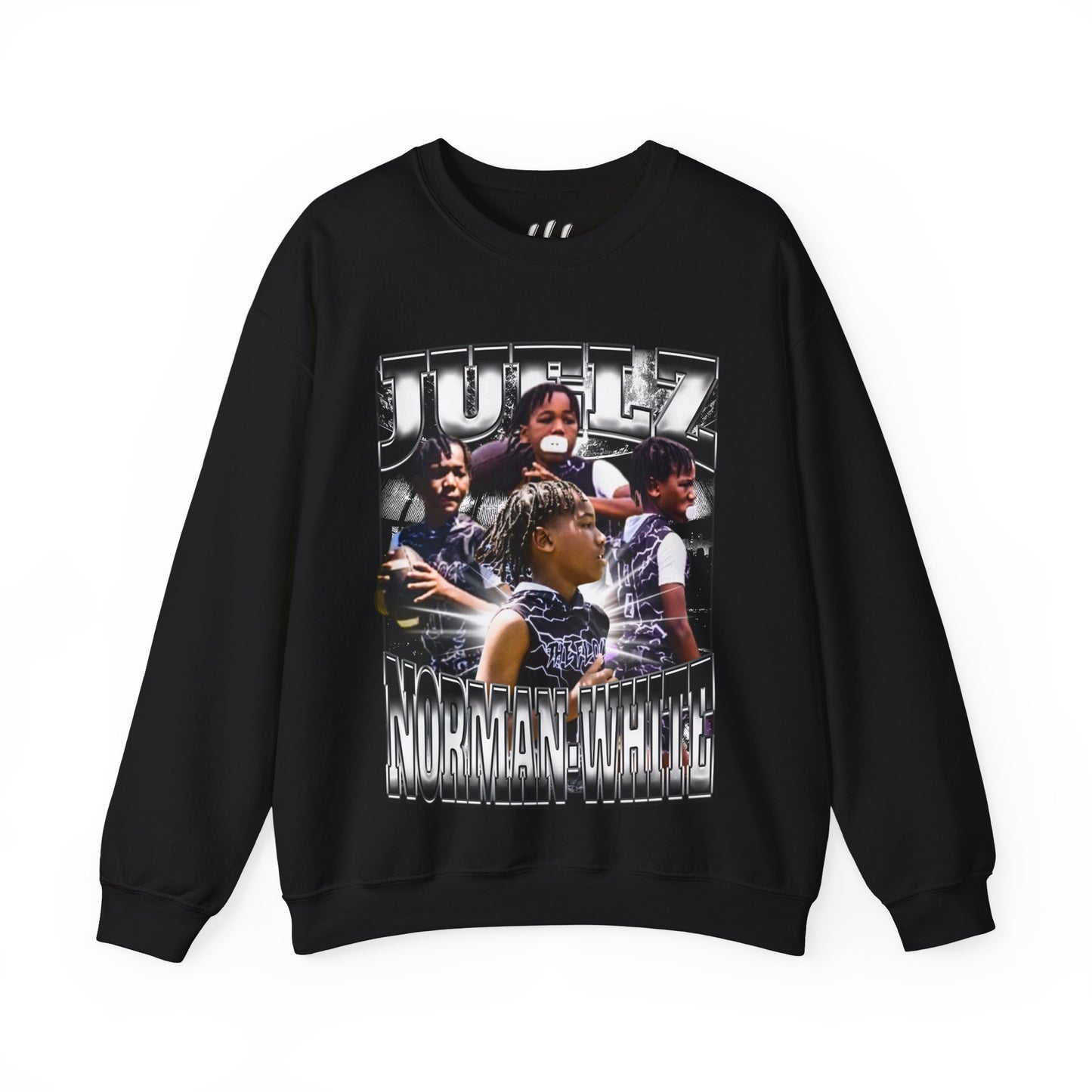 Julez Norman-White Crewneck Sweatshirt