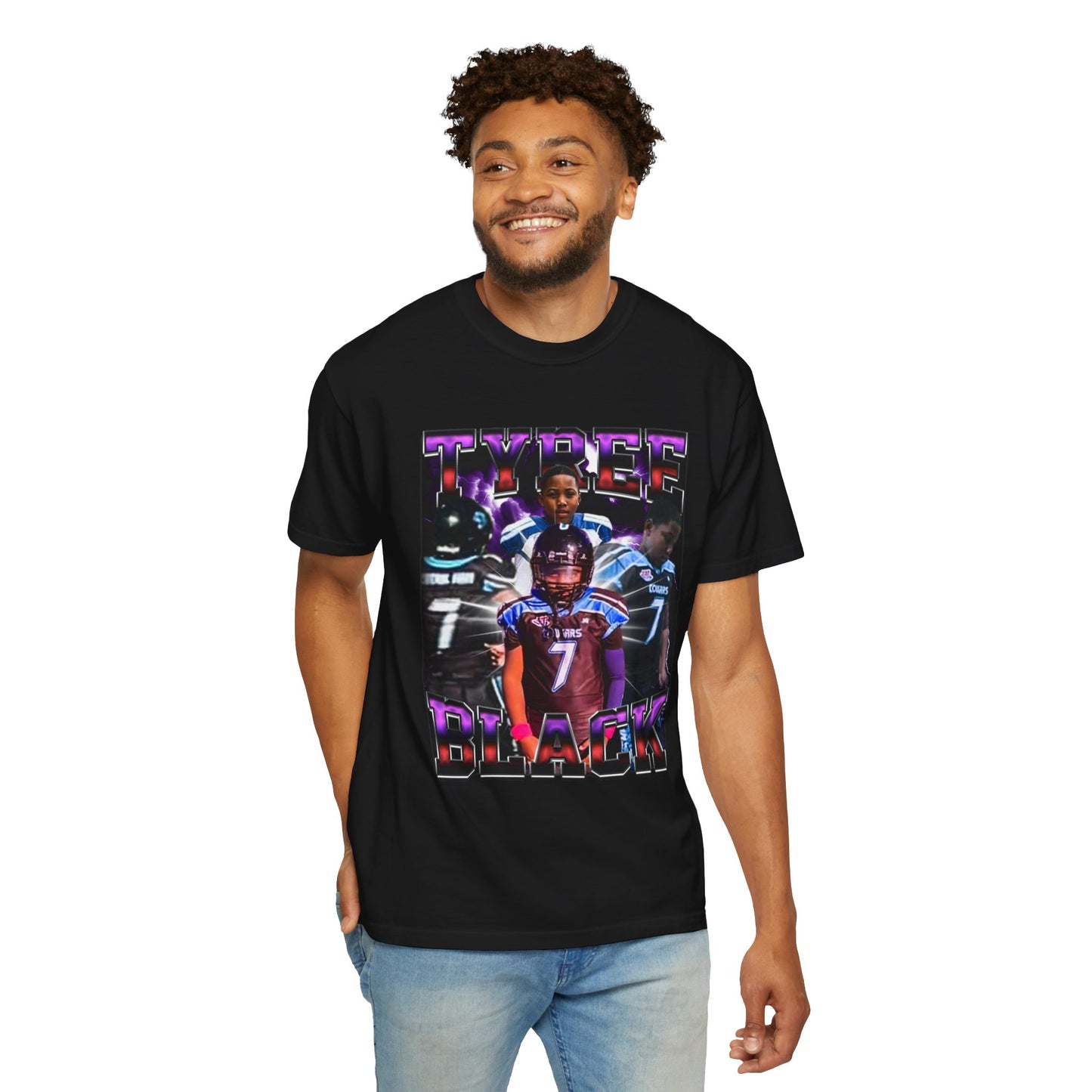 Tyree Black Heavyweight Premium Tee