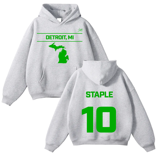 Xzavier Staple Oversize Fleeced Hoodie