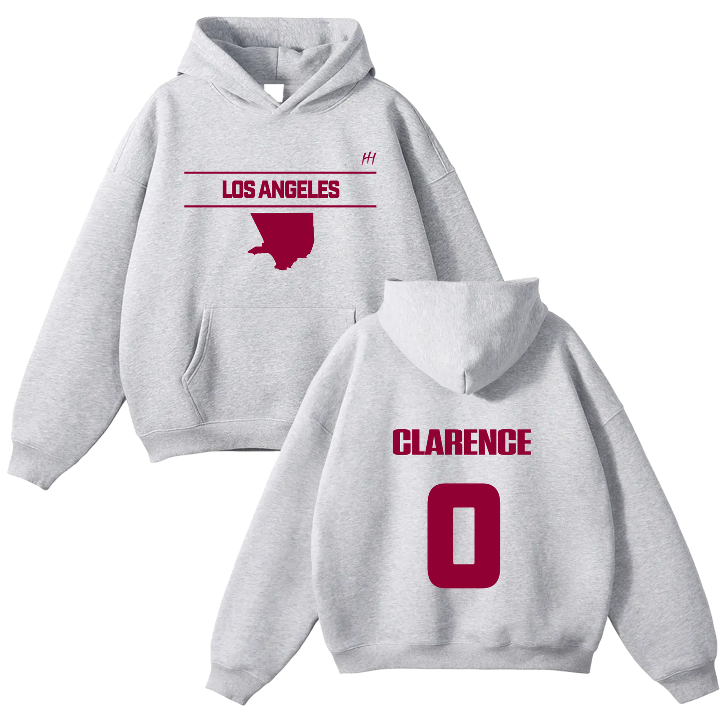 Clarence Walton JR Oversize Fleeced Hoodie
