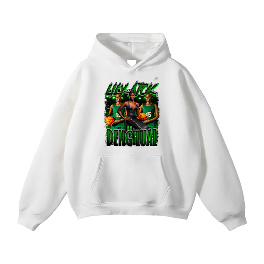 Lily Ajok Deng Lual Oversize Fleeced Hoodie