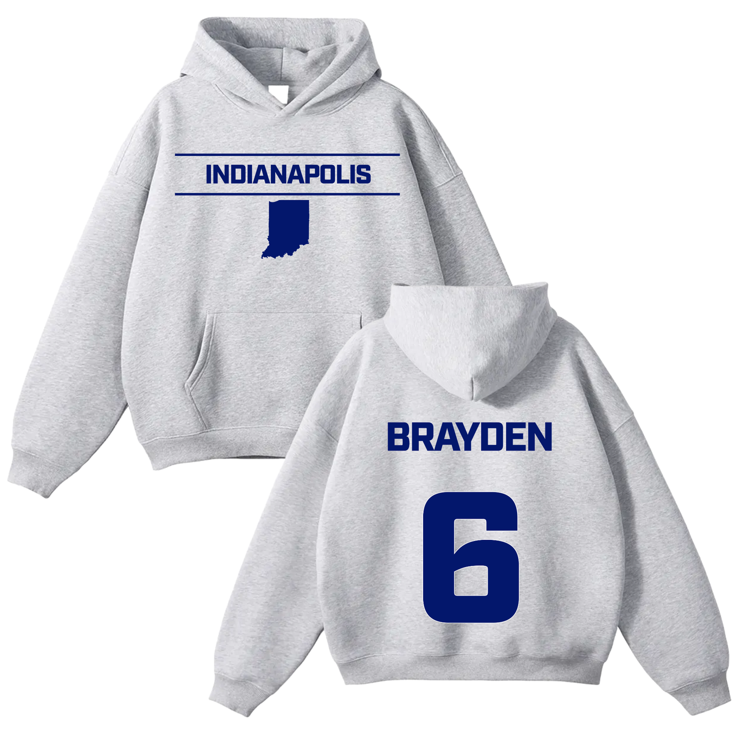 Brayden Coffey Oversize Fleeced Hoodie