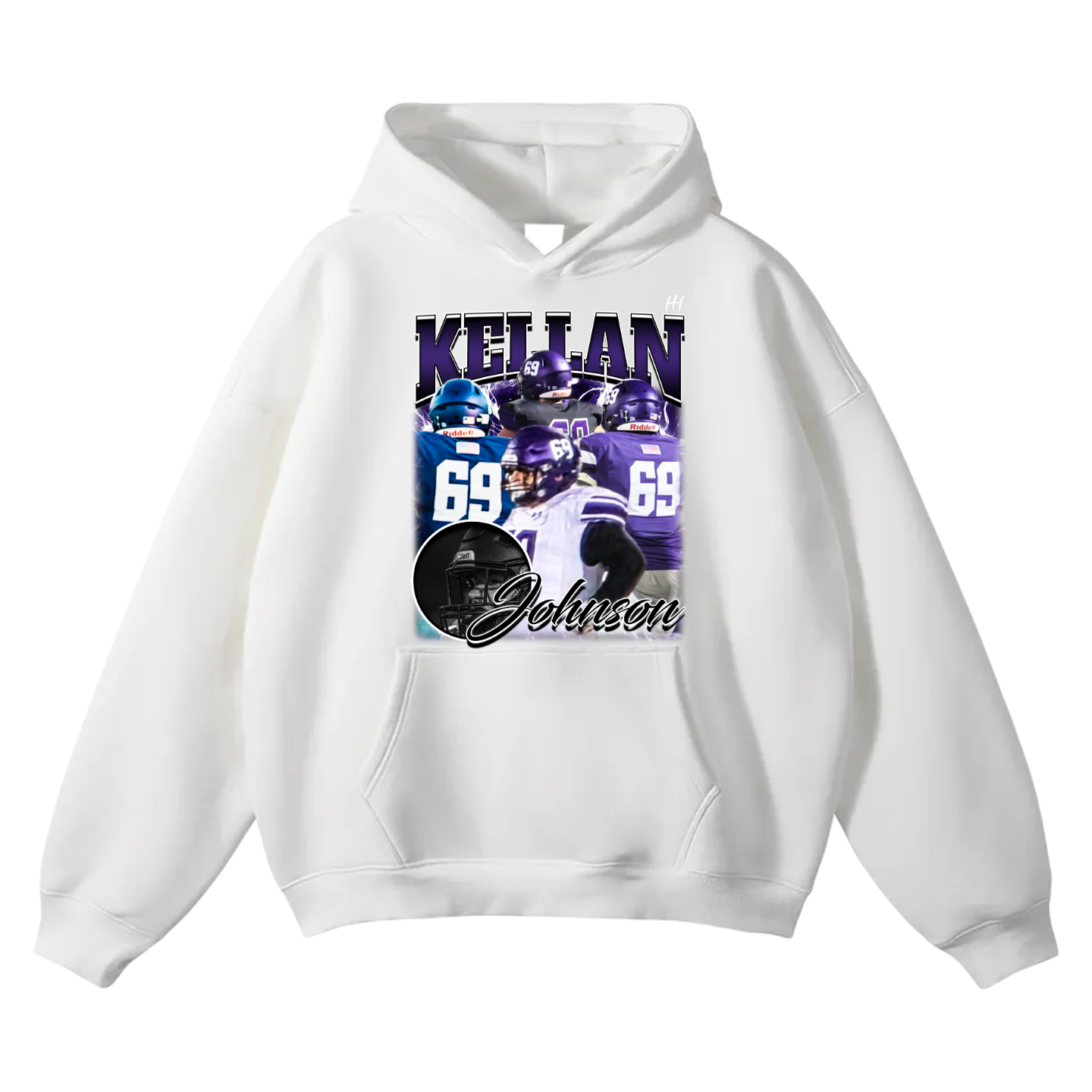 Kellan Johnson Oversize Fleeced Hoodie