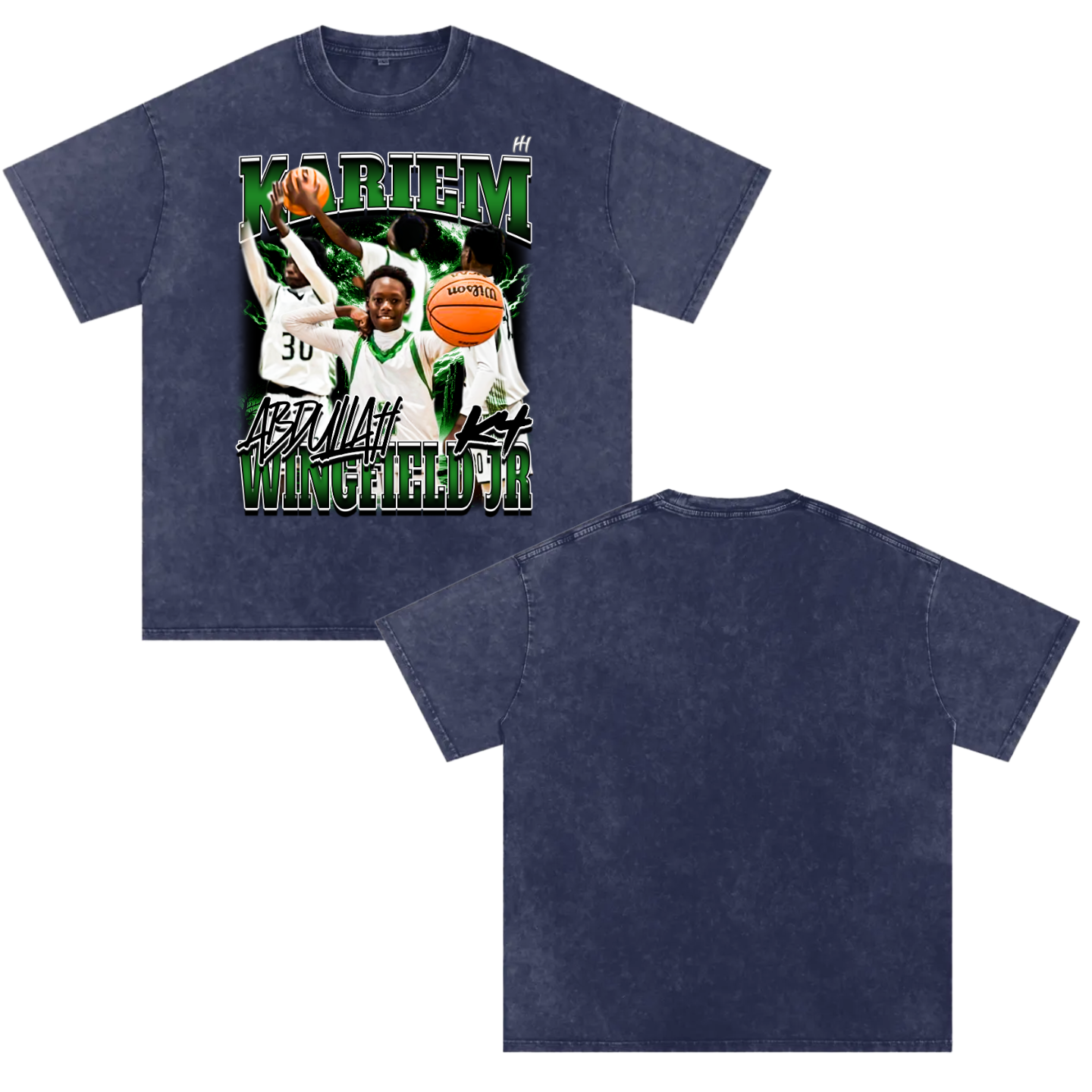 Kariem Abdullah Wingfield jr Heavyweight Oversized T-shirt