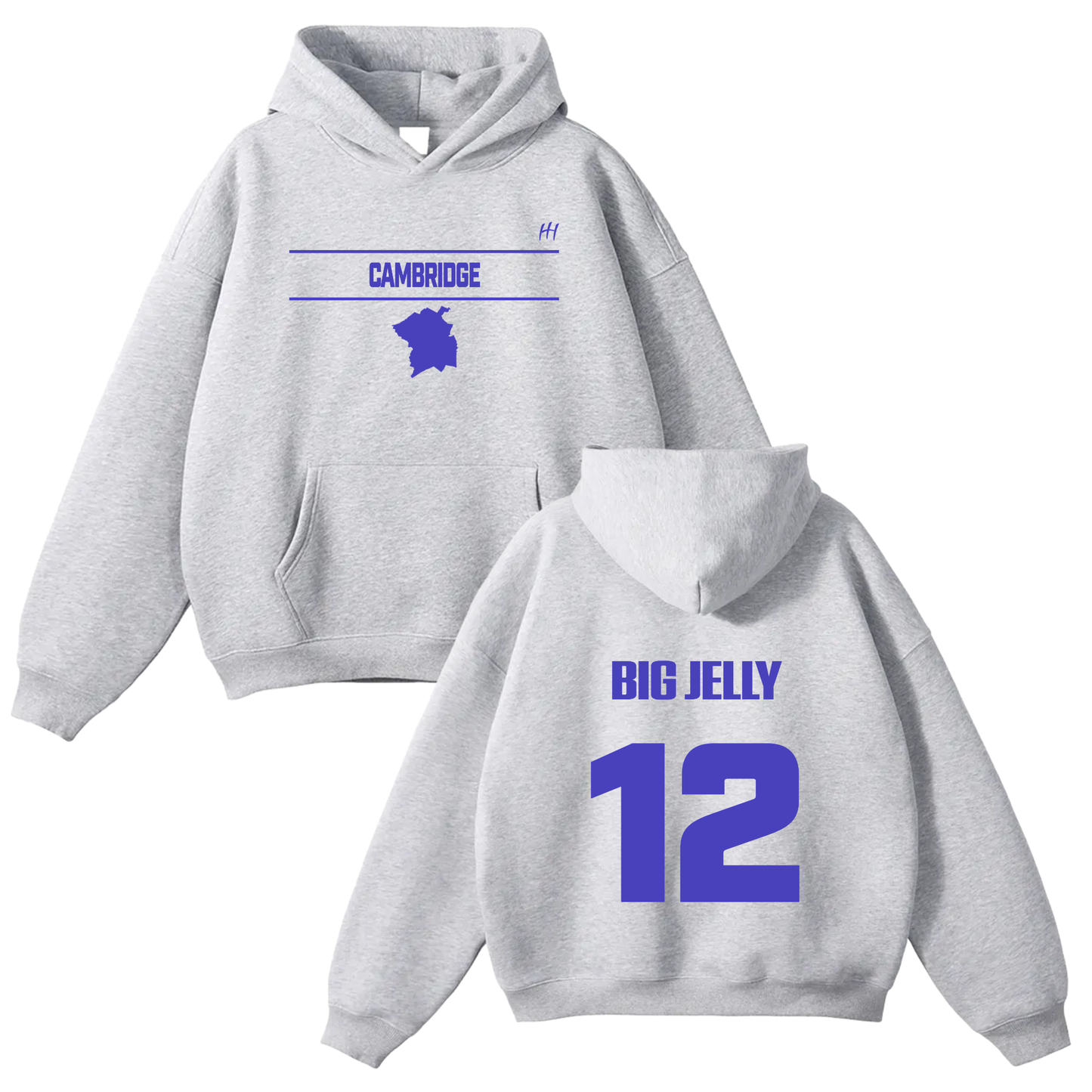 Jeffery White Jr Oversize Fleeced Hoodie