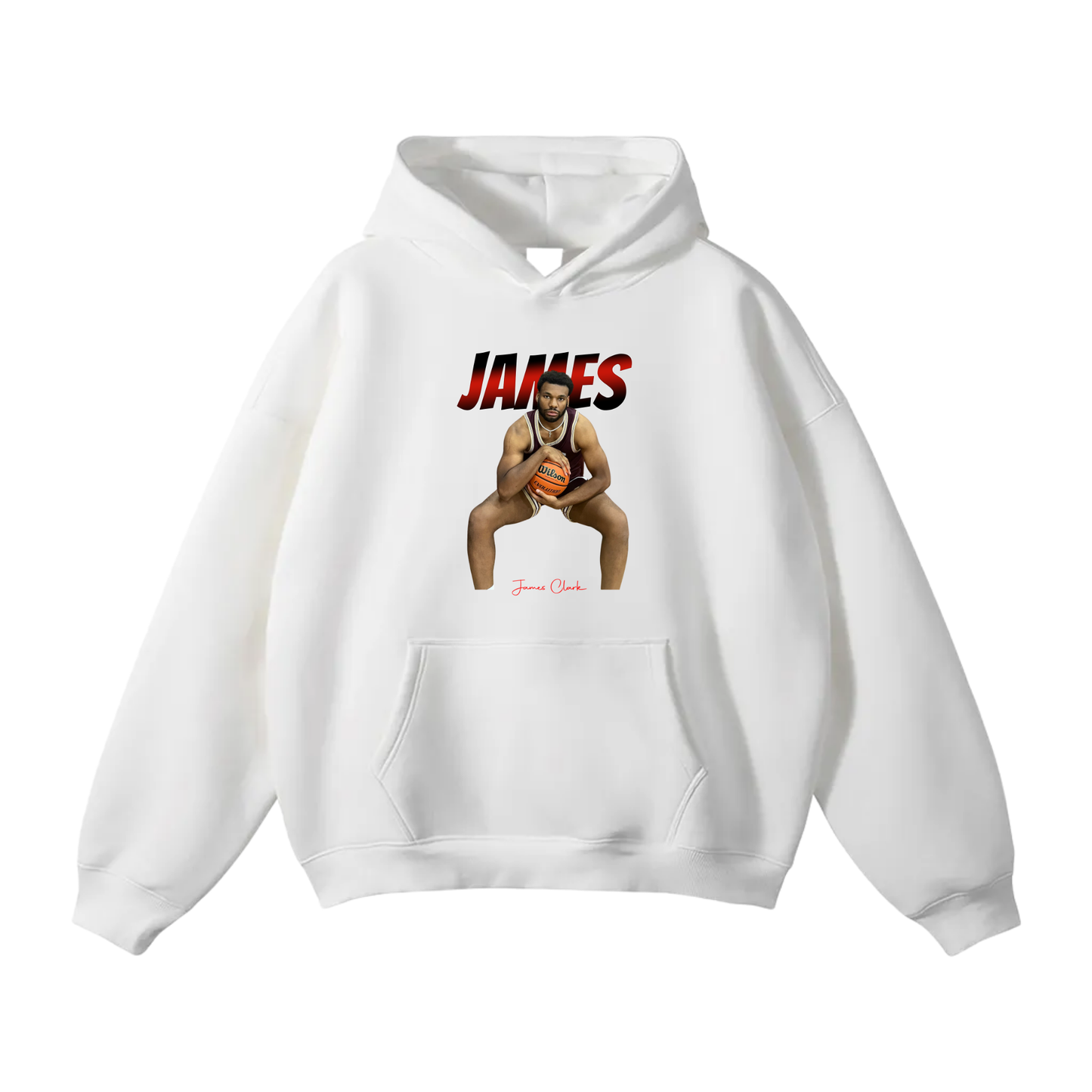 James Clark Oversize Fleeced Hoodie