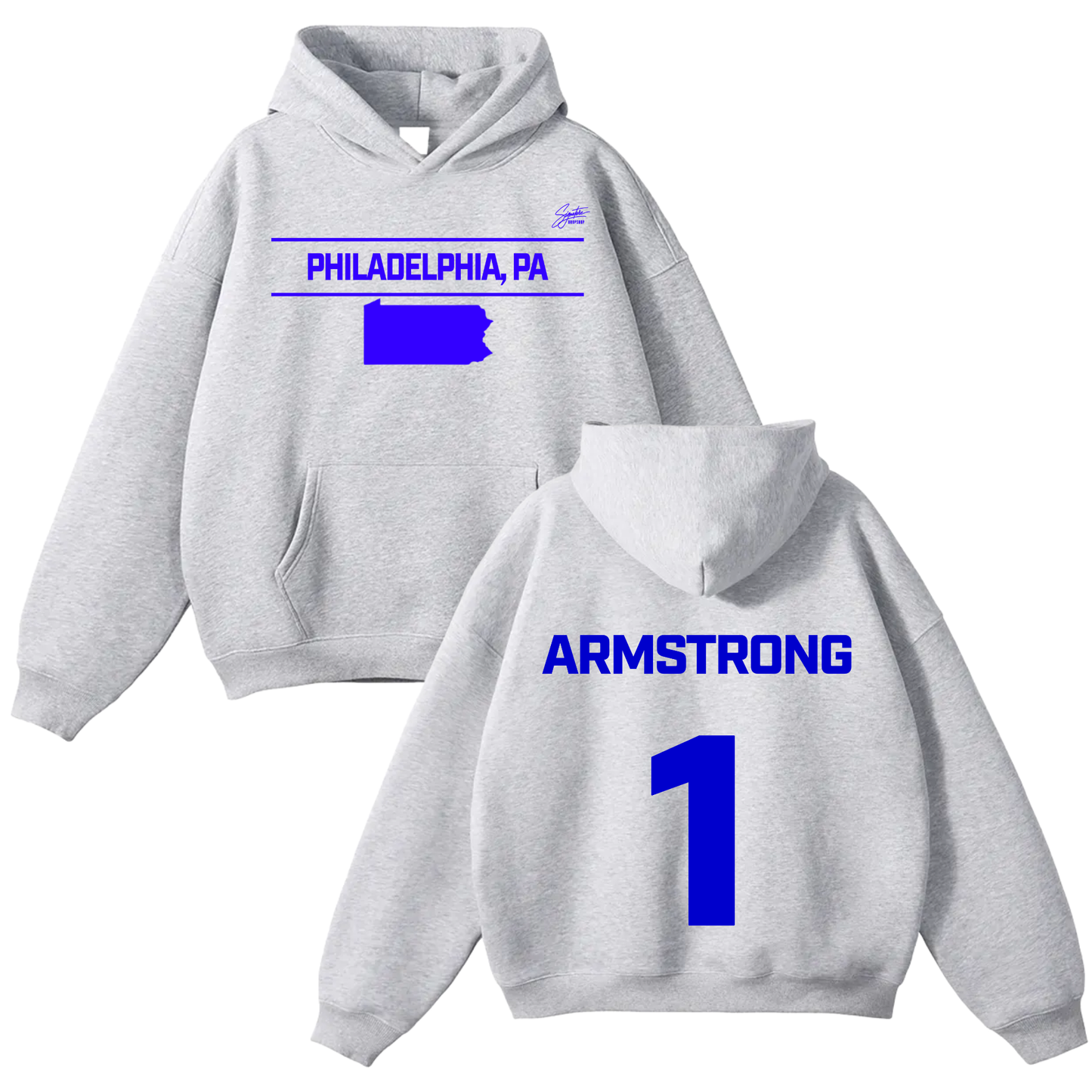 Kalief Armstrong Oversize Fleeced Hoodie