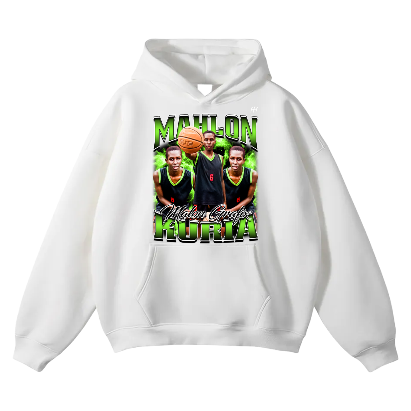 Mahlon Kuria Oversize Fleeced Hoodie