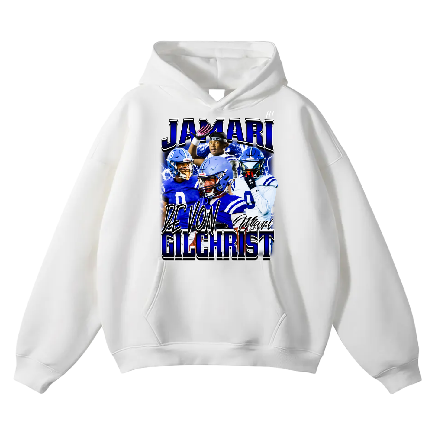 Jamari De'von Gilchrist Oversize Fleeced Hoodie
