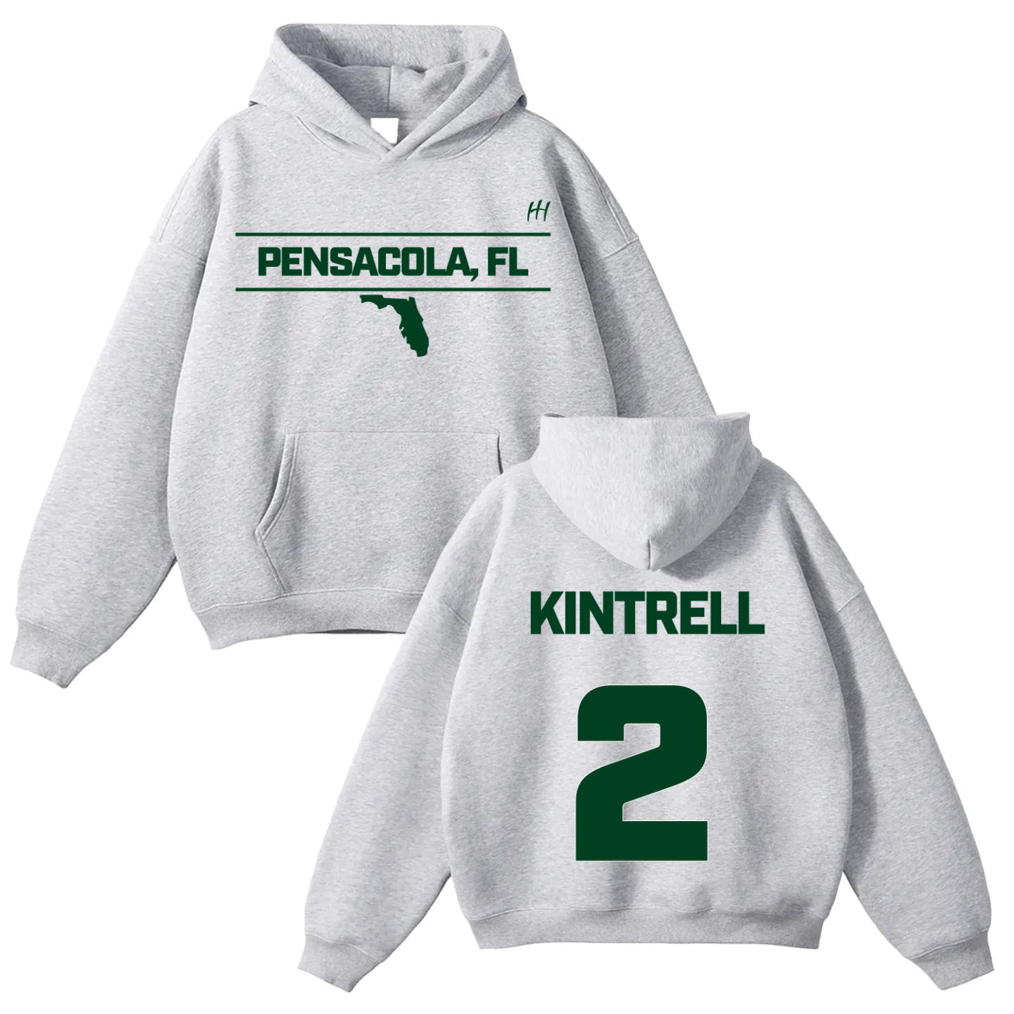 Kintrell Brookins Oversize Fleeced Hoodie