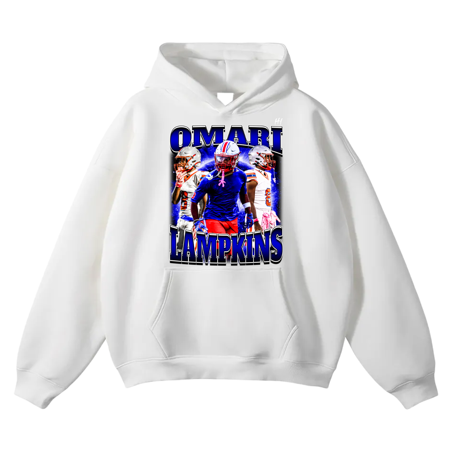 Omari Lampkins Oversize Fleeced Hoodie