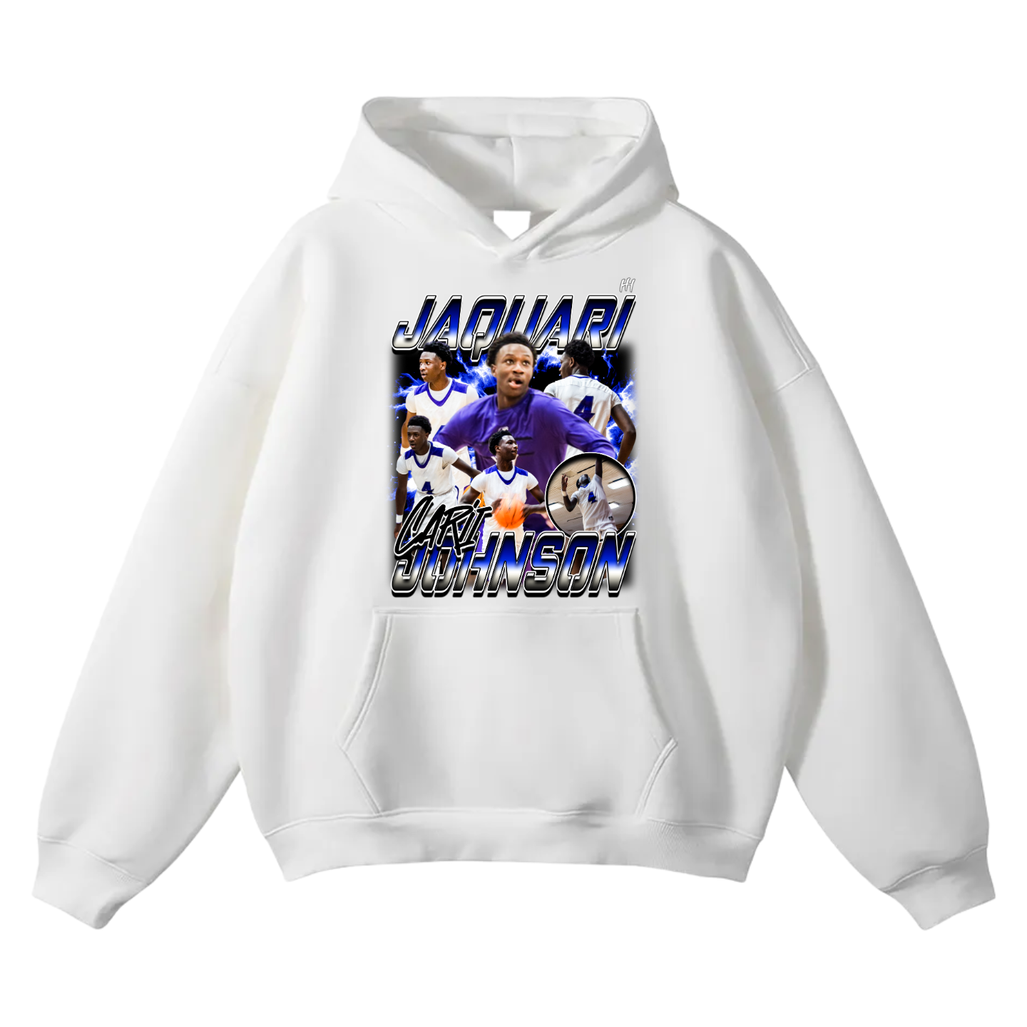 Jaquari Johnson Oversize Fleeced Hoodie