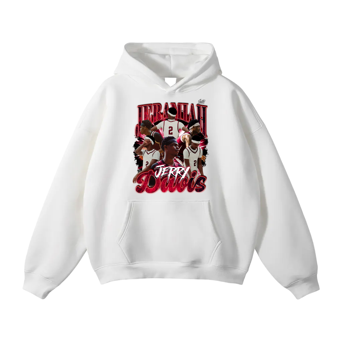Jeramiah Davis Oversize Fleeced Hoodie