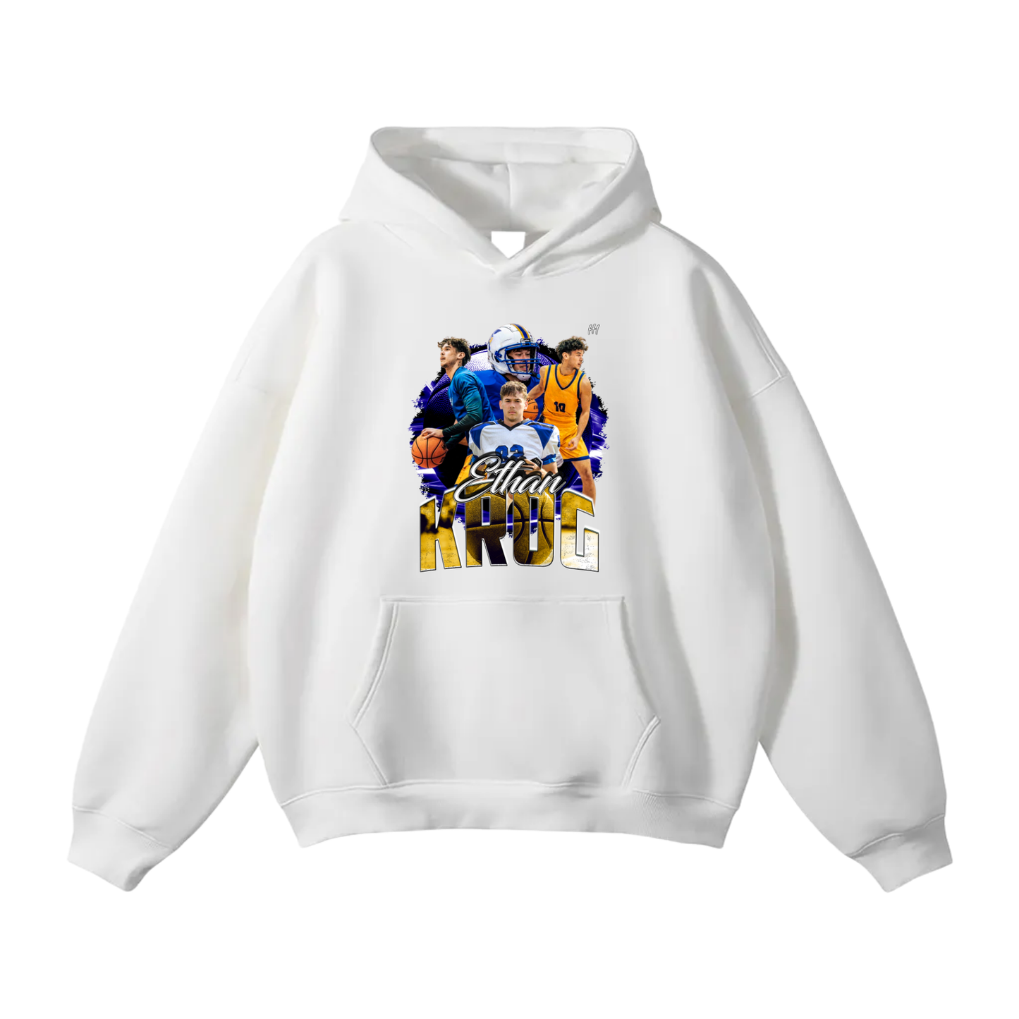 Ethan Krog Oversize Fleeced Hoodie