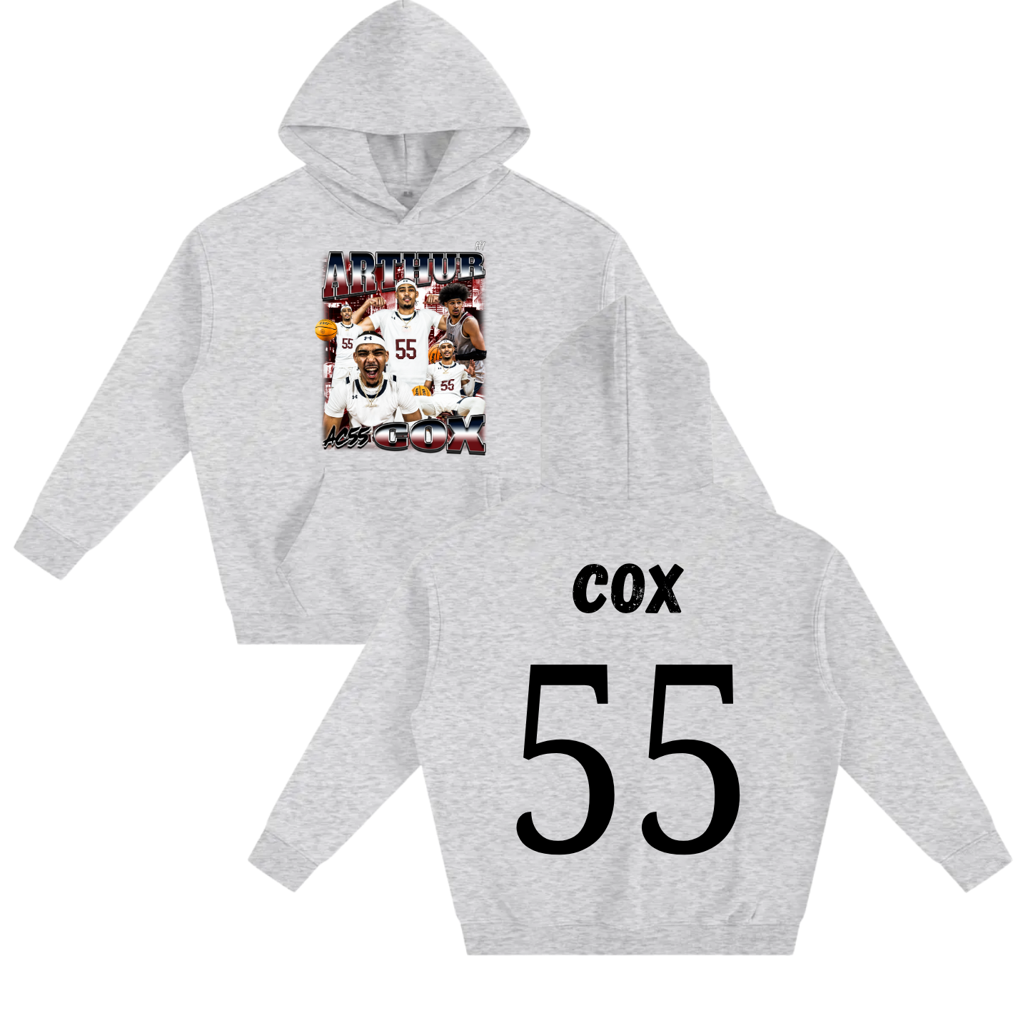 Arthur Cox Oversize Fleeced Hoodie