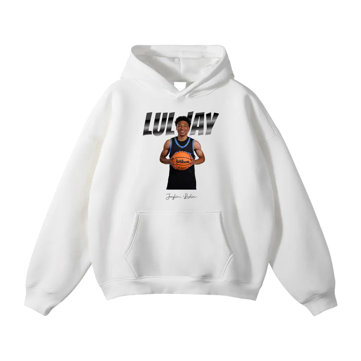 Jaylin Leslie Oversize Fleeced Hoodie
