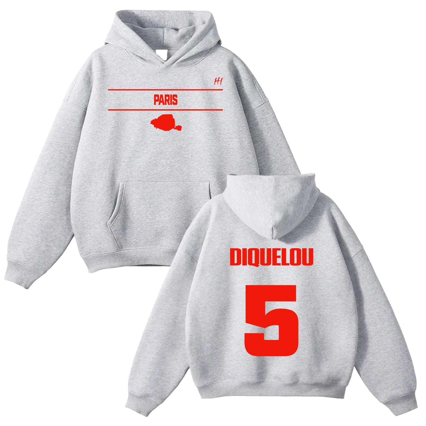 Diquelou Mathéo Oversize Fleeced Hoodie