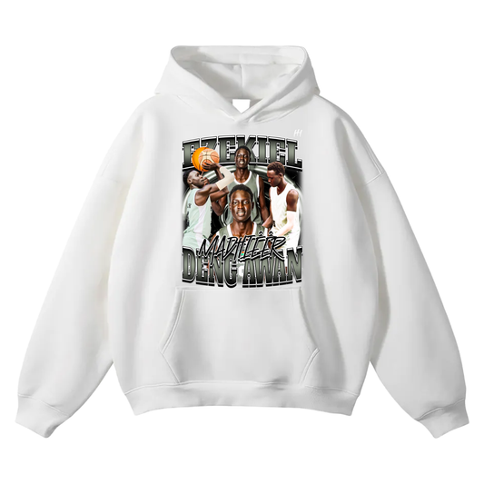 Ezekiel Deng Awan Oversize Fleeced Hoodie