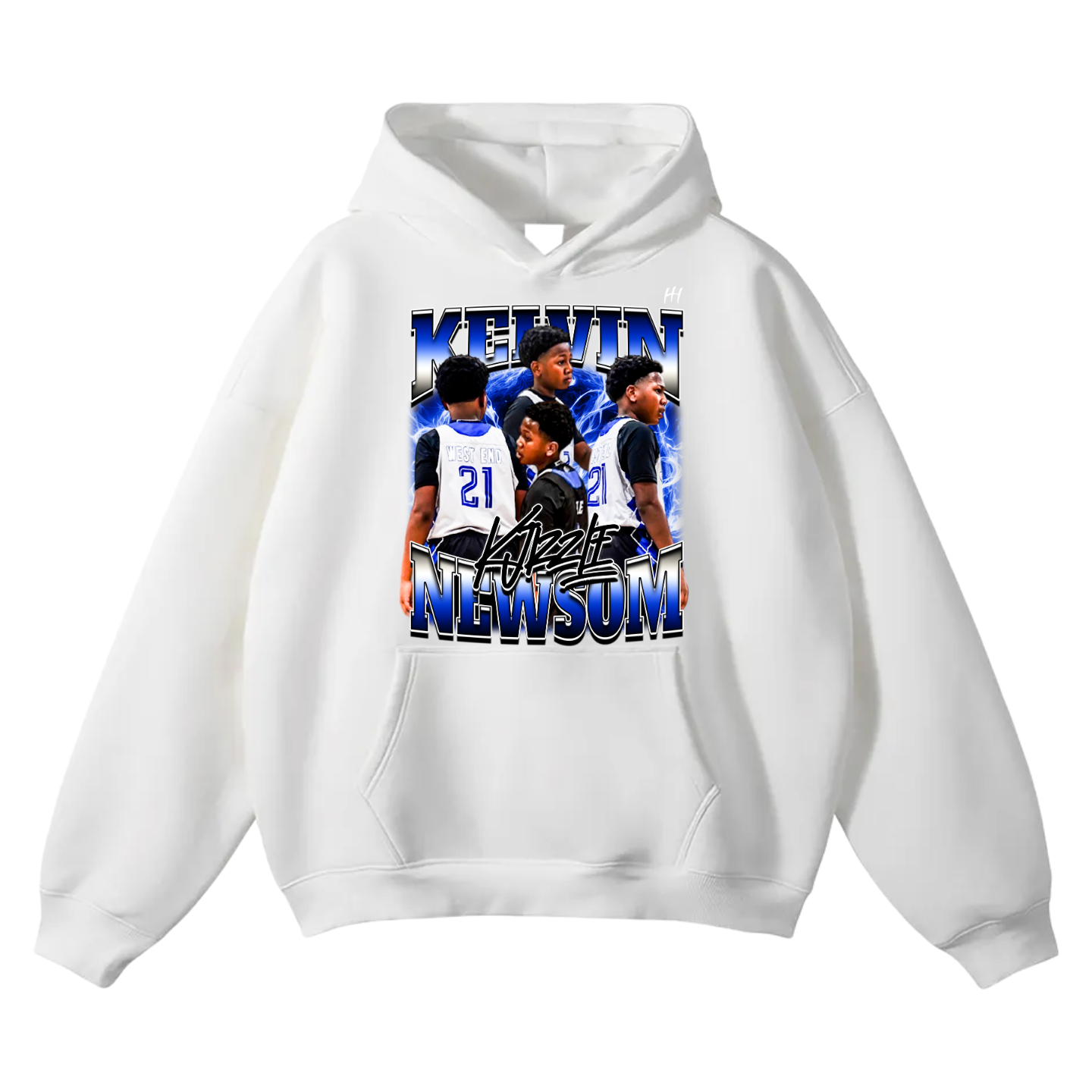 Kelvin Newsom Oversize Fleeced Hoodie