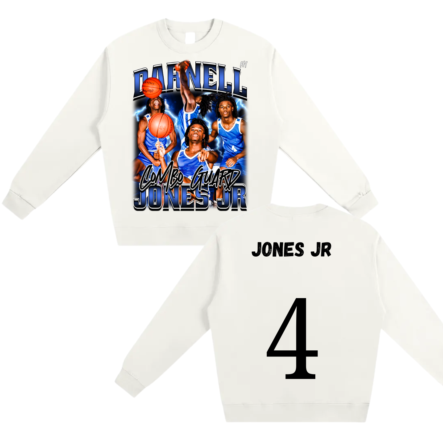 Darnell jones jr Heavyweight Crewneck Sweatshirt
