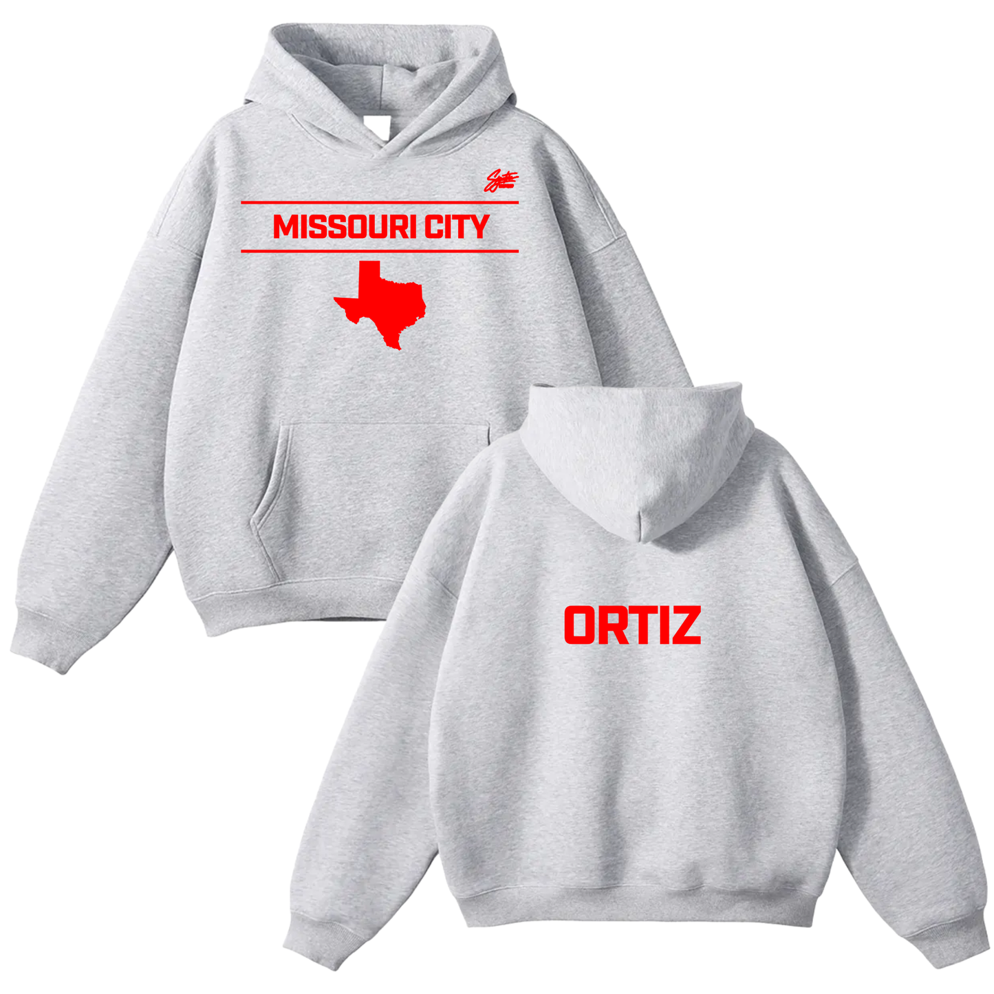 Jeremiah Simmons Jones Oversize Fleeced Hoodie