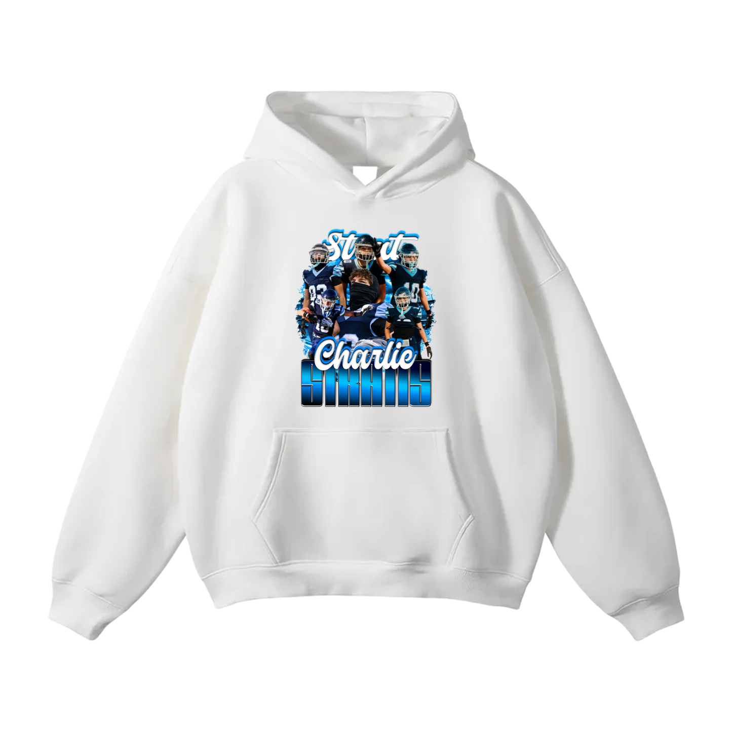 Charlie Stratis Oversize Fleeced Hoodie