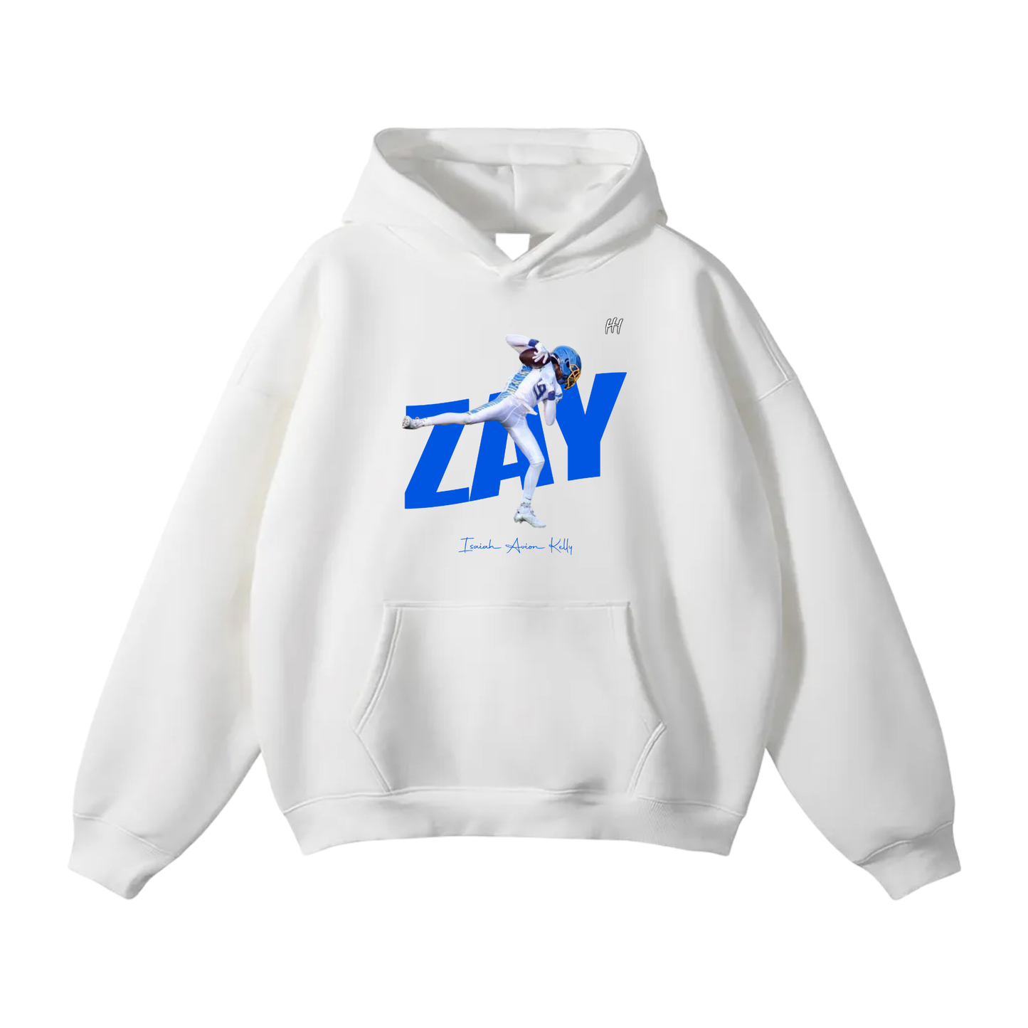 Isaiah Avion Kelly Oversize Fleeced Hoodie
