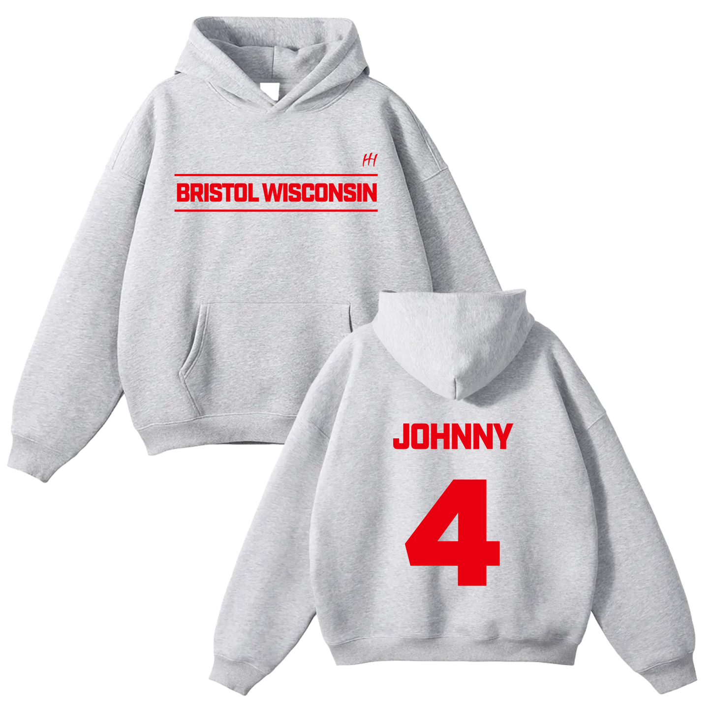 Johnny Weber Oversize Fleeced Hoodie