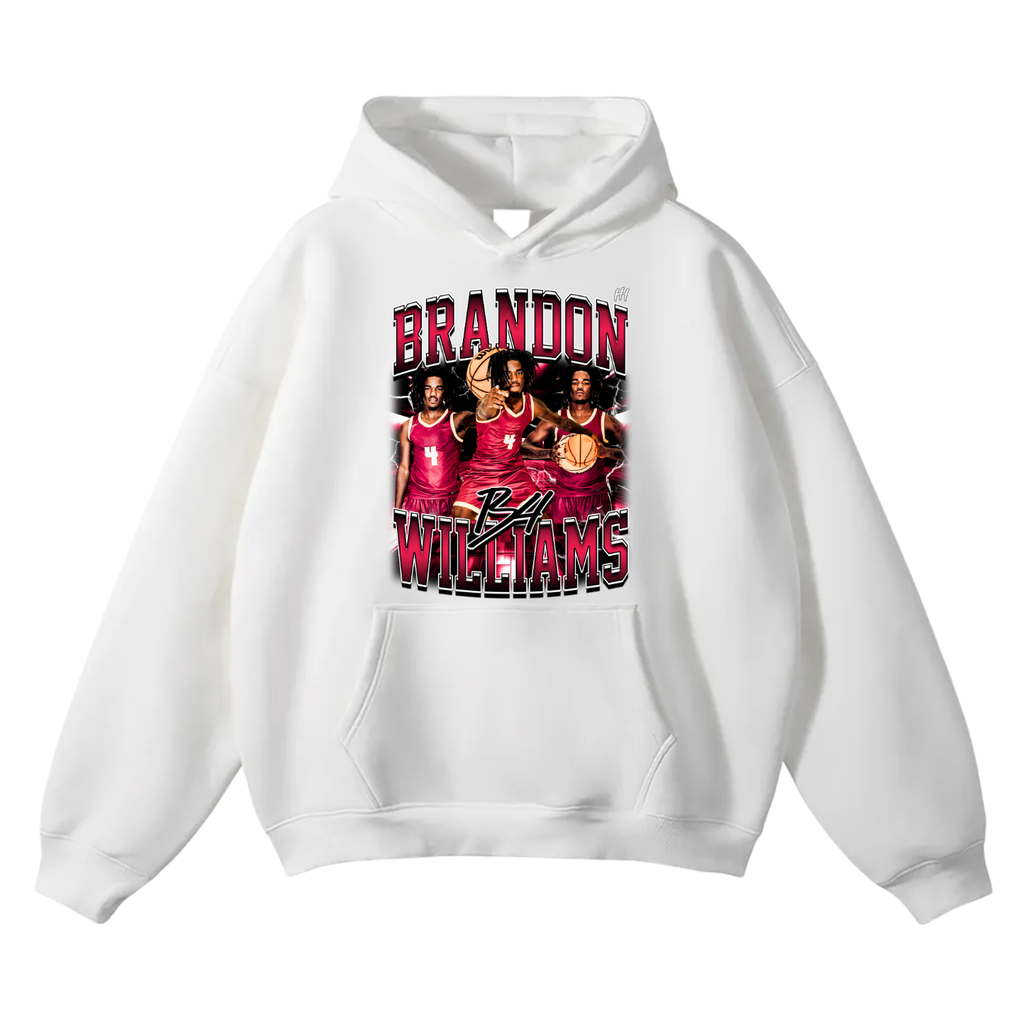 Brandon Williams Oversize Fleeced Hoodie
