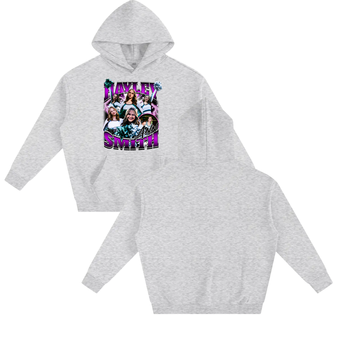 Hayley Ann Smith Oversize Fleeced Hoodie