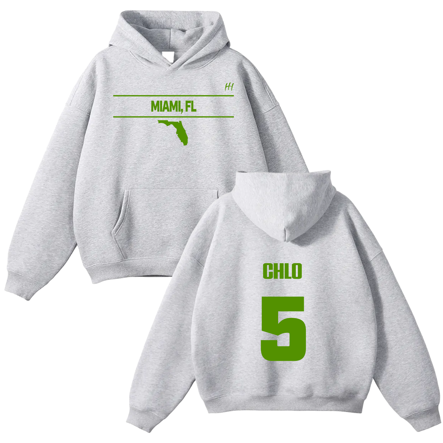 Chloe Campos Oversize Fleeced Hoodie