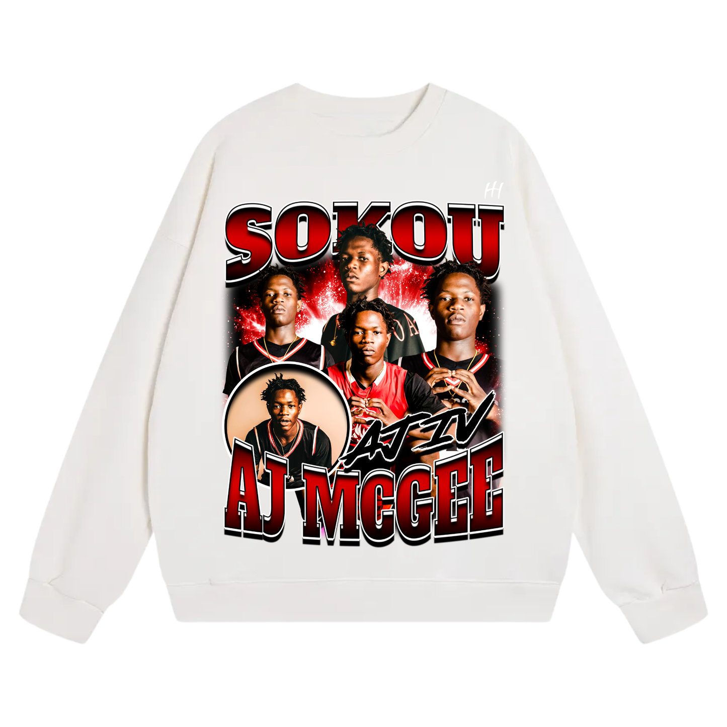 Sokou Aj McGee Heavyweight Crewneck Sweatshirt